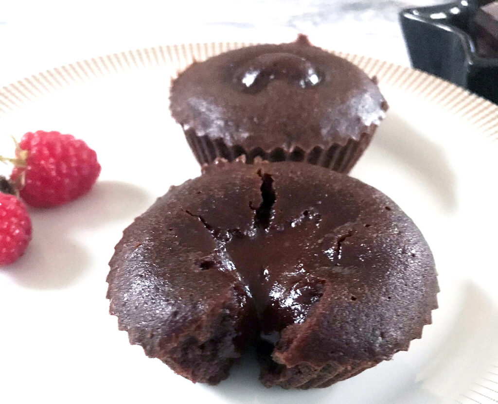 Fondants au chocolat sans gluten