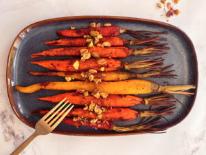 Carrottes rôties au four